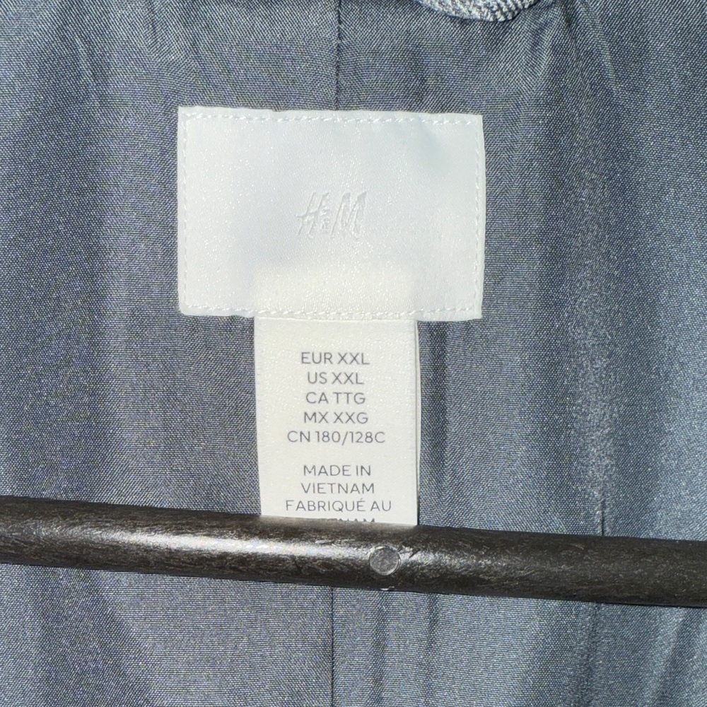 H&M Charcoal Double-Breasted Blazer - Picture 2 of 5